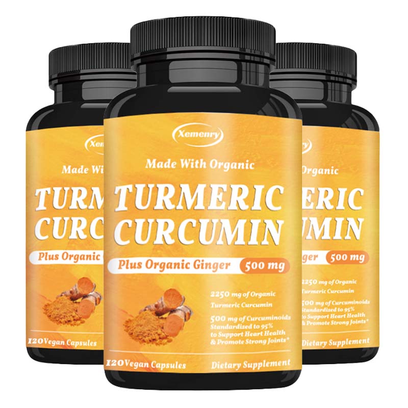 Turmeric Curcumin Capsule - Curcuma Curcuma com Pimenta Preta para