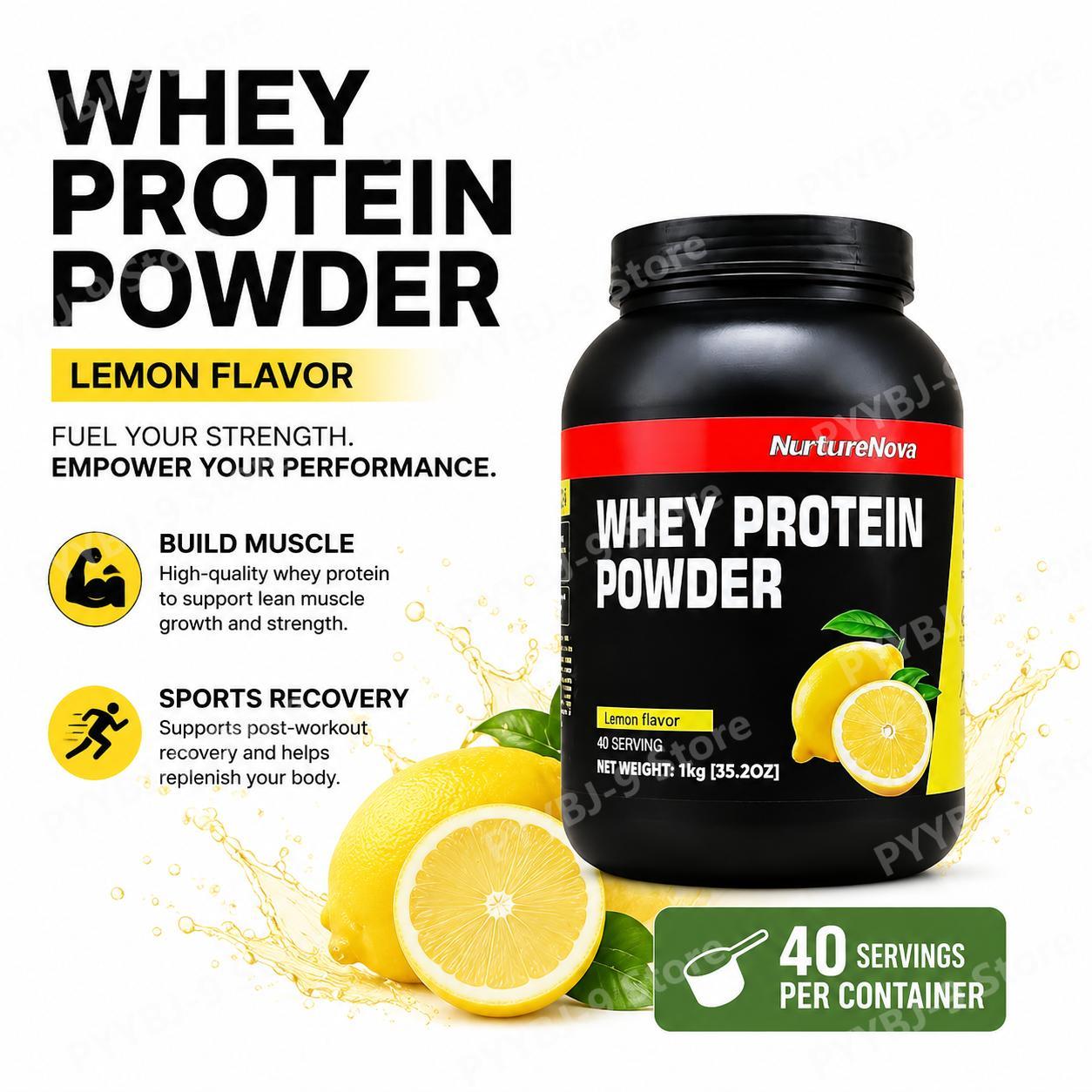 Nutrition Of Fitness - Pó de Proteína Whey NurtureNova Sabor