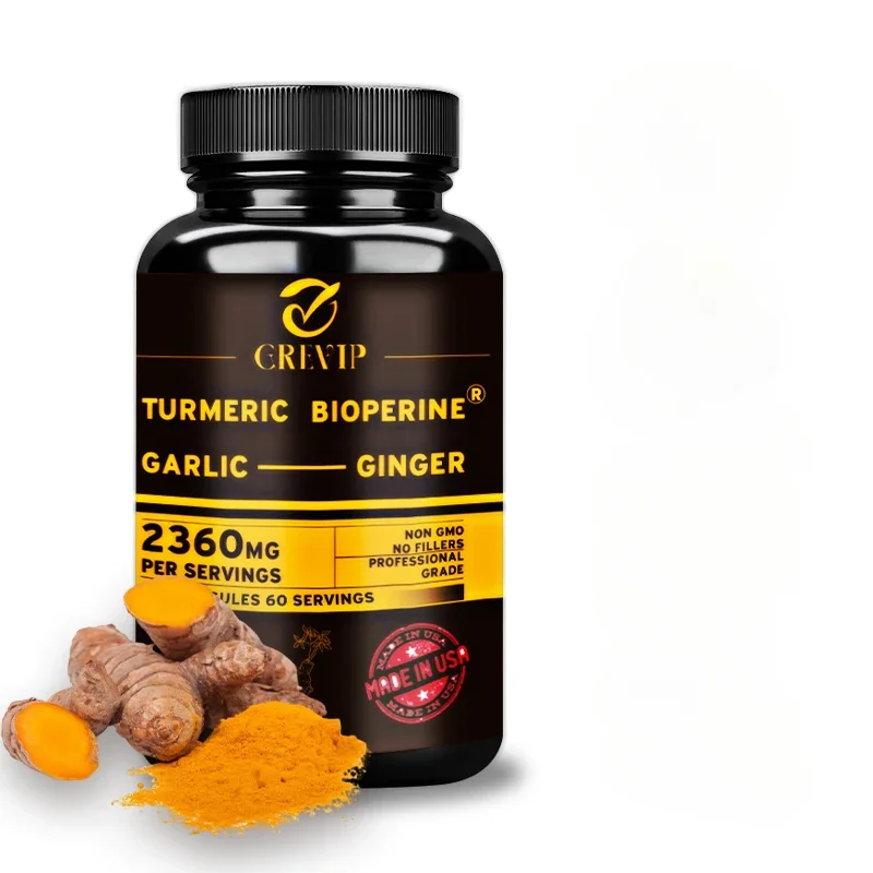 Suplemento de gengibre e cúrcu - Turmeric Curcumin Capsule avaliação e preço