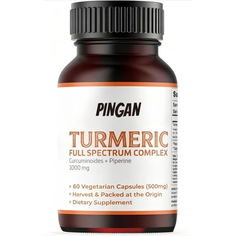 Cápsulas de Cúrcuma 1000mg Con - Turmeric Curcumin Capsule avaliação e preço