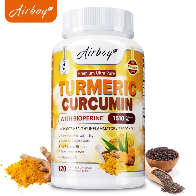 Cápsulas de Cúrcuma e Curcumin - Turmeric Curcumin Capsule avaliação e preço