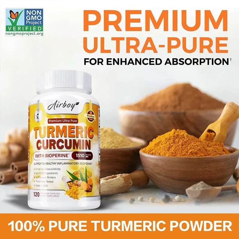 Cápsulas de Cúrcuma e Curcumin - Turmeric Curcumin Capsule avaliação e preço