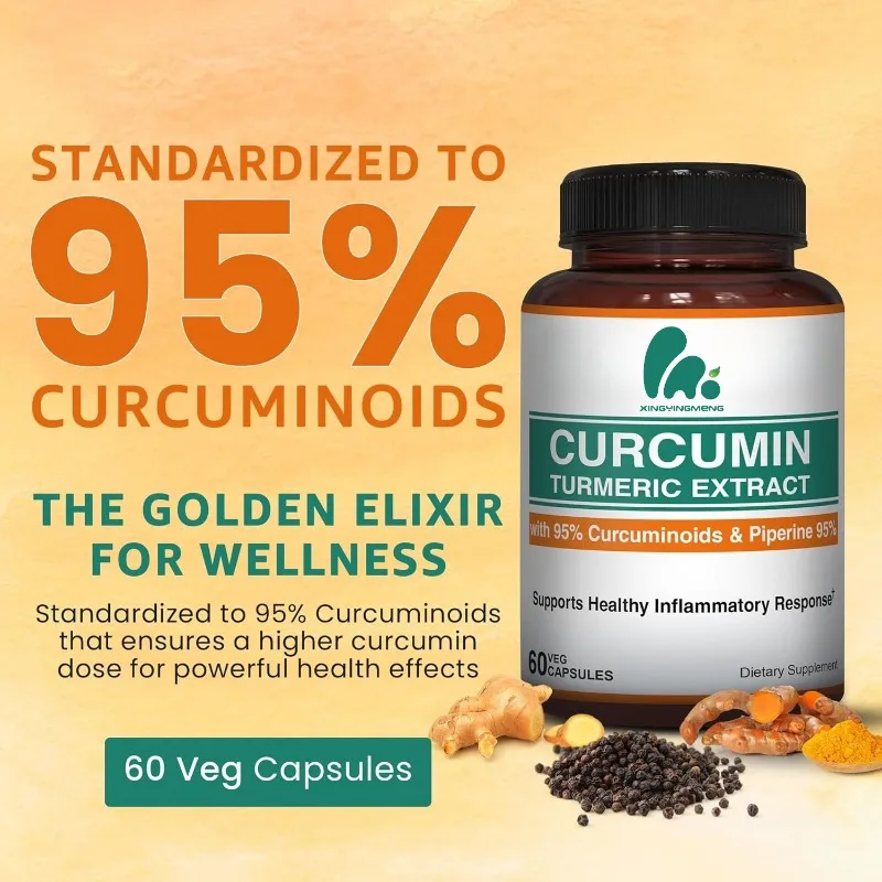 Nutrição Curcumina Suplemento  - Turmeric Curcumin Capsule avaliação e preço