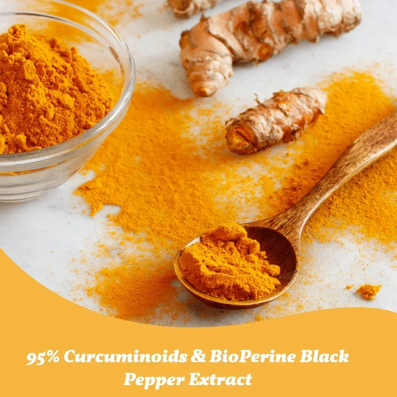Curcumina de cúrcuma com pimen - Turmeric Curcumin Capsule avaliação e preço