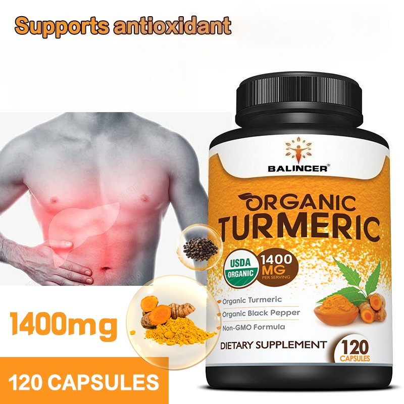 Cúrcuma orgânica com extrato d - Turmeric Curcumin Capsule avaliação e preço